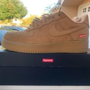 Supreme Nike Air Force 1 Wheat